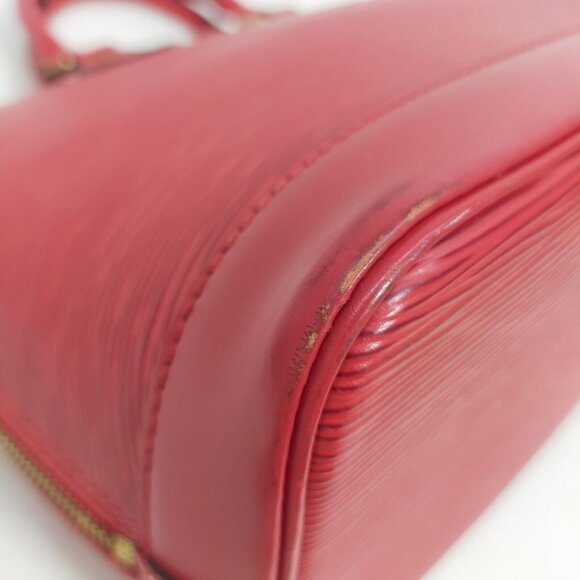 Louis Vuitton LV Hand Bag Alma Red Epi - Picture 5 of 9